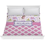 Princess & Diamond Print Comforter - King (Personalized)