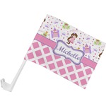 Princess & Diamond Print Car Flag - Small w/ Name or Text