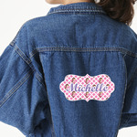 Princess & Diamond Print Large Custom Shape Patch - 2XL (Personalized)