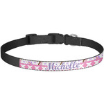 Princess & Diamond Print Dog Collar - Large (Personalized)