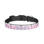 Princess & Diamond Print Dog Collar - Small (Personalized)