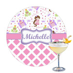 Princess & Diamond Print Printed Drink Topper (Personalized)