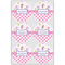 Princess & Diamond Print Drink Topper - XLarge - Set of 6