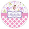 Princess & Diamond Print Drink Topper - XLarge - Single