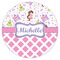 Princess & Diamond Print Drink Topper - XSmall - Single