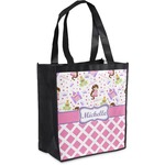 Princess & Diamond Print Grocery Bag (Personalized)