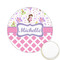 Princess & Diamond Print Icing Circle - Small - Front