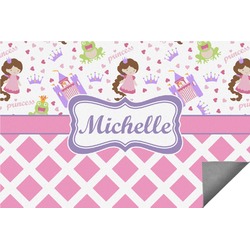 Princess & Diamond Print Indoor / Outdoor Rug (Personalized)