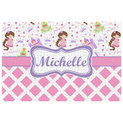 Princess & Diamond Print Jigsaw Puzzle - 1000-piece (Personalized)