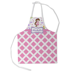 Princess & Diamond Print Kid's Apron - Small (Personalized)