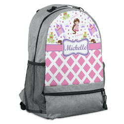 Princess & Diamond Print Backpack (Personalized)