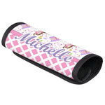 Princess & Diamond Print Luggage Handle Cover (Personalized)