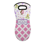 Princess & Diamond Print Neoprene Oven Mitt w/ Name or Text