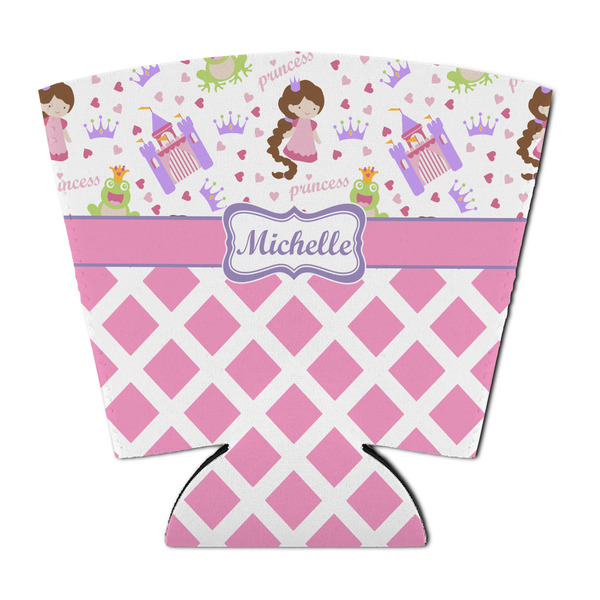 Custom Princess & Diamond Print Party Cup Sleeve - with Bottom (Personalized)