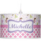 Princess & Diamond Print Pendant Lamp Shade