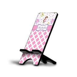 Princess & Diamond Print Cell Phone Stand (Small) (Personalized)