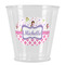 Princess & Diamond Print Plastic Shot Glasses - Front/Main