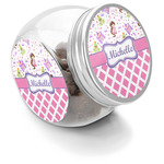 Princess & Diamond Print Puppy Treat Jar (Personalized)