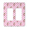 Princess & Diamond Print Rocker Light Switch Covers - Double - MAIN