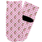 Princess & Diamond Print Toddler Ankle Socks