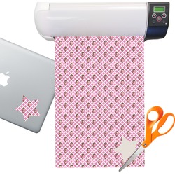 Princess & Diamond Print Sticker Vinyl Sheet (Permanent)