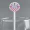 Princess & Diamond Print White Plastic 5.5" Stir Stick - Round - Main