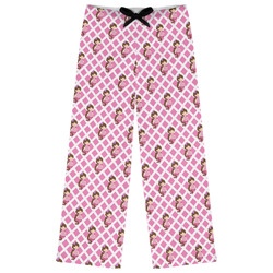 Princess & Diamond Print Womens Pajama Pants - XS