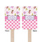 Princess & Diamond Print Wooden 6.25" Stir Stick - Rectangular - Double Sided - Front & Back