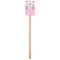 Princess & Diamond Print Wooden 6.25" Stir Stick - Rectangular - Single Stick