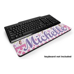 Princess & Diamond Print Keyboard Wrist Rest (Personalized)