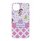 Princess & Diamond Print iPhone 14 Pro Case - Back