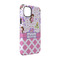 Princess & Diamond Print iPhone 14 Tough Case - Angle