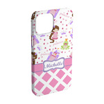 Princess & Diamond Print iPhone Case - Plastic - iPhone 15 Pro (Personalized)