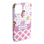 Princess & Diamond Print iPhone Case - Plastic (Personalized)