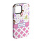 Princess & Diamond Print iPhone 15 Tough Case -  Angle