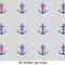 Monogram Anchor 1" Multipurpose Round Labels - Sheet