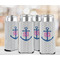 Monogram Anchor 12oz Tall Can Sleeve - Set of 4 - LIFESTYLE