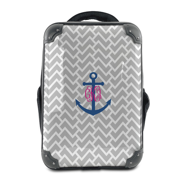 Custom Monogram Anchor 15" Hard Shell Backpack