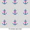 Monogram Anchor 2" Multipurpose Round Labels - Sheet