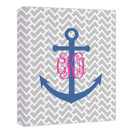 Monogram Anchor Canvas Print - 20x24