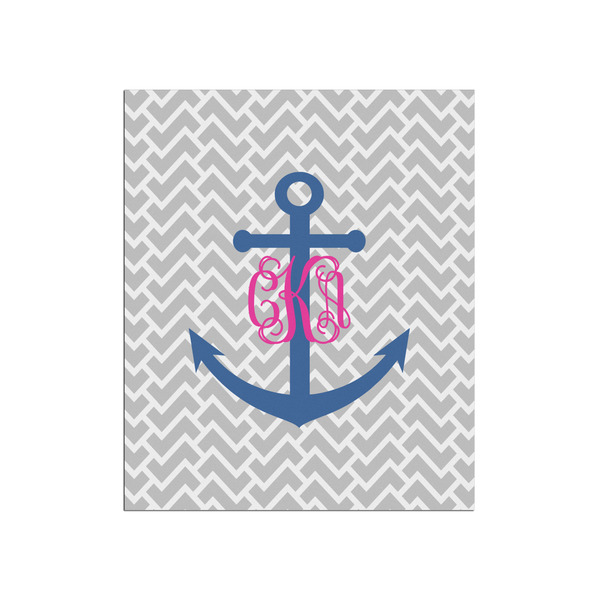 Custom Monogram Anchor Poster - Matte - 20x24