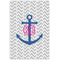 Monogram Anchor 20x30 - Canvas Print - Front View