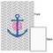 Monogram Anchor 20x30 - Matte Poster - Front & Back