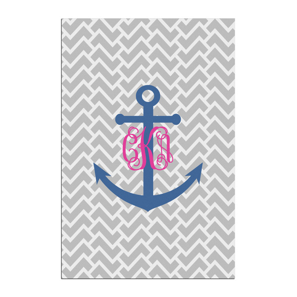 Custom Monogram Anchor Posters - Matte - 20x30