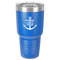 Monogram Anchor 30 oz Stainless Steel Ringneck Tumbler - Blue - Front