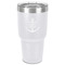 Monogram Anchor 30 oz Stainless Steel Ringneck Tumbler - White - Front