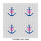 Monogram Anchor 4" Multipurpose Round Labels - Sheet