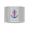 Monogram Anchor 8" Drum Lampshade - FRONT (Poly Film)