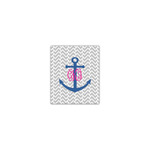 Monogram Anchor Canvas Print - 8x10