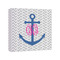 Monogram Anchor 8x8 - Canvas Print - Angled View